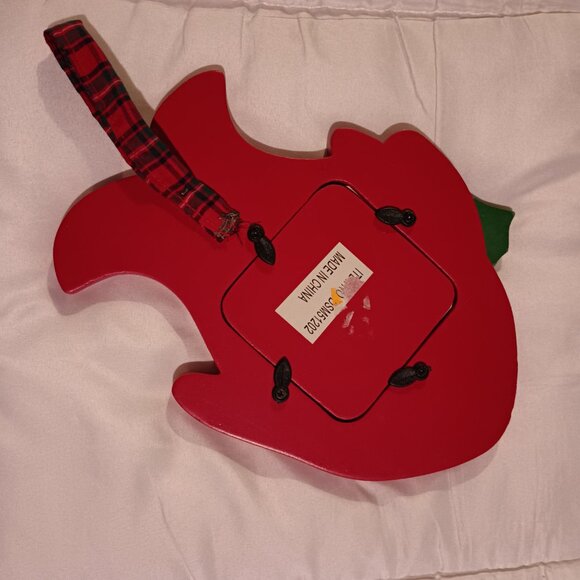 Christmas Cat Picture Ornament Fish Shaped - Picture 4 of 5